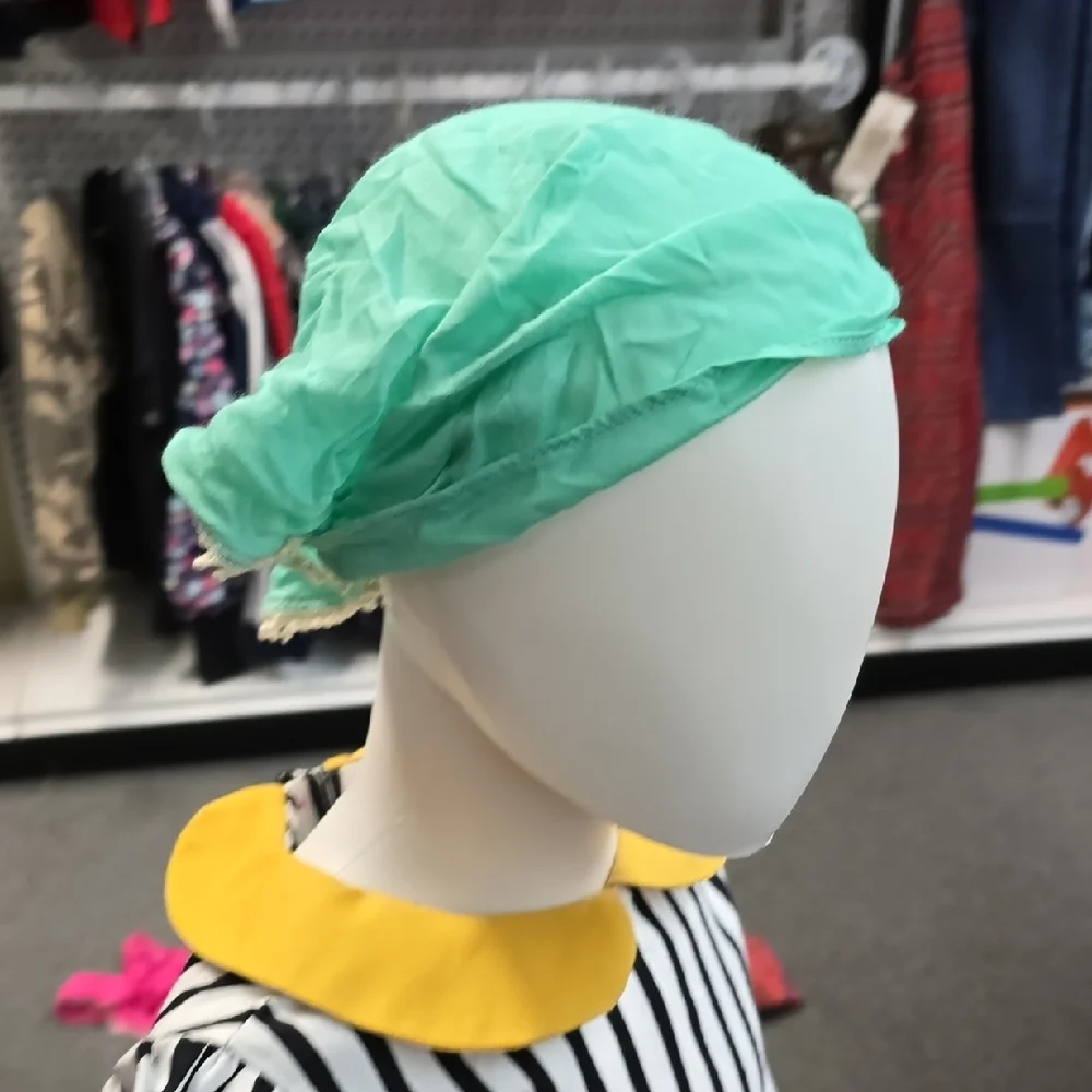 Peppercorn Kids Aqua Headscarf with White Accents